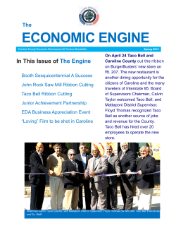 The Economic Engine - Spring 2015