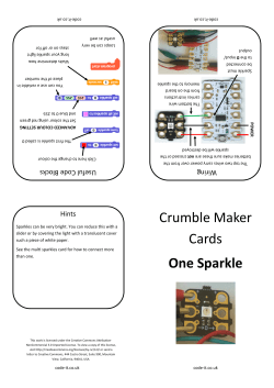 Crumble Maker Cards One Sparkle