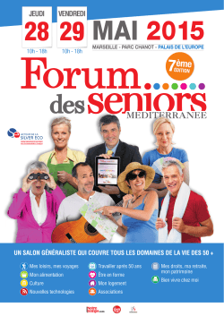 Invitation Forum des SÃ©niors Marseille