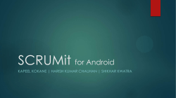 SCRUMit for Android