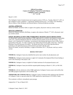 Page 1 of 7 Codington County, March 31, 2015 Official Proceedings