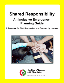 An Inclusive Emergency Planning Guide