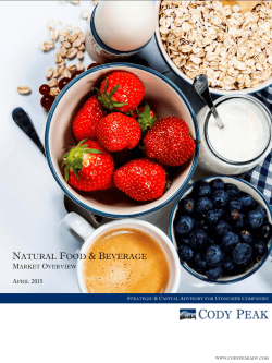 NATURAL FOOD & BEVERAGE