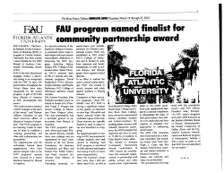 Florida Institute for the Advancement of Teaching at FAU Named