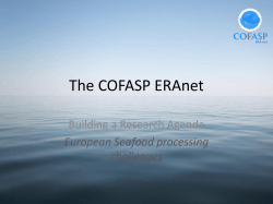 2_COFASP final presentation European Seafood