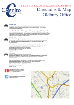 Directions & Map Oldbury Office