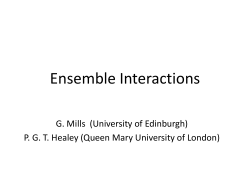 Ensemble Interactions - Queen Mary University of London