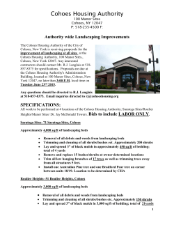 Authority wide Landscaping Improvements