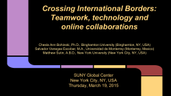 Teamwork, technology and online collaborations
