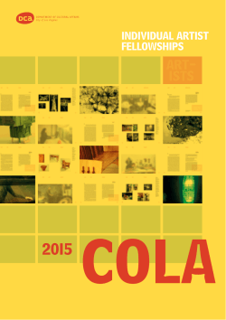 PDF of C.O.L.A. 2015 Catalog