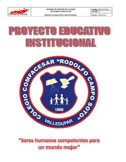 Proyecto Educativo Institucional