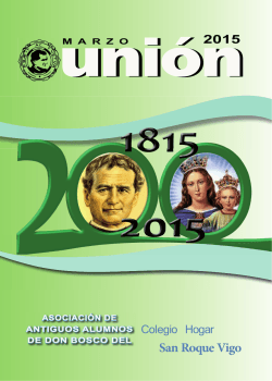 revista union 2015.indd - Colegio Hogar AfundaciÃ³n