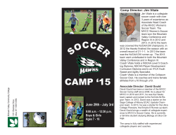 CAMP `15 - Coliseum Soccer Club