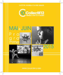 Programme Mai / Juin 2015