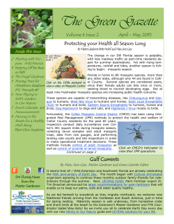 The Green Gazette April May 2015 - Collier County Extension Office