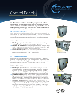 Control Panels - Col
