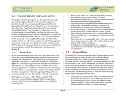 5.0 TRANSIT SERVICE GAPS AND NEEDS