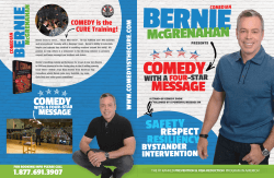 View the Brochure - Comedy is the Cure