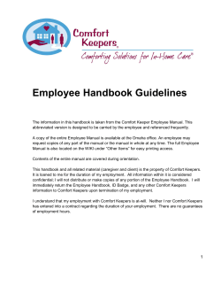 Employee Handbook Guidelines