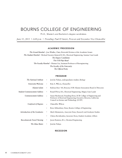 Bourns College of Engineering (Ph.D., Master`s