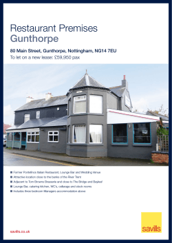Restaurant Premises Gunthorpe