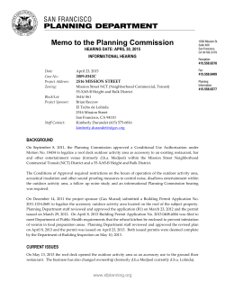 2009.0342C - San Francisco Planning Department