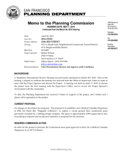 2014.1544D - San Francisco Planning Department