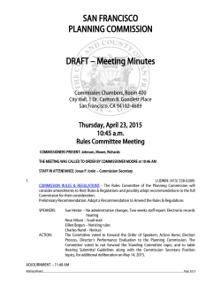 Draft Minutes for April 23, 2015 â Rules Committee