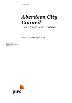 Fleet Asset Verification PDF 141 KB