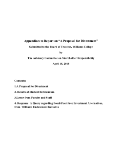 Appendices to ACSR Report - Committees, Panels, & Advisory Groups