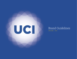Graphic Standards Manual  - Strategic Communications | UCI