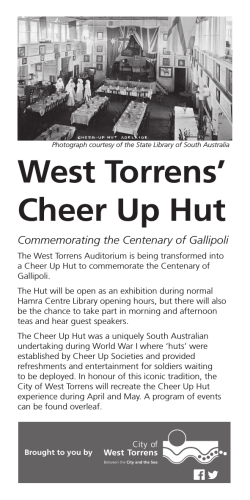West Torrens` Cheer Up Hut