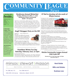 February 2015 - Community League News