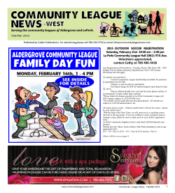February 2015 - Community League News