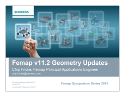 Femap v11.2 Geometry Updates