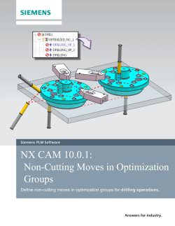 NX CAM 10.0.1: - Siemens PLM Community