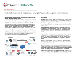 Deltapath Video Mobility Controller Deltapath&Acirc;&reg; Video Mobility