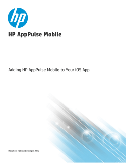HP AppPulse Mobile - Community