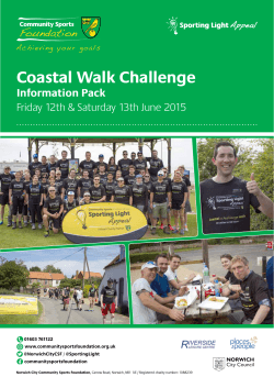 Coastal Walk Challenge - Community Sports Foundation