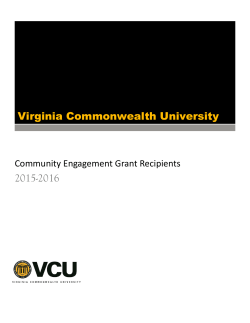 Virginia Commonwealth University 2015-2016