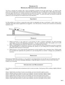 Lab 1-2 motion down an incline-DN