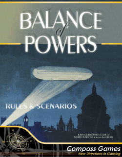 balance of powers
