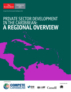 Private Sector Development in the Caribbean: A Regional Overview