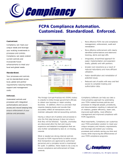 FCPA Solution