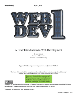 WebDev1 - CPTE 110 Intro to Web Development