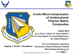 In-situ Micro-compression of Unidirectional