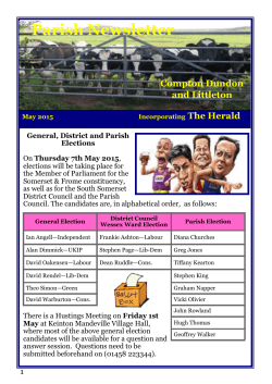 May Newsletter 2015 sml