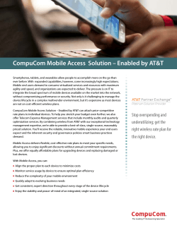 CompuCom Mobile Access Solution