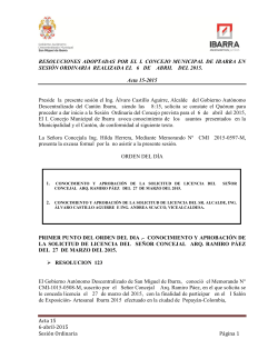 Acta 15 del 06 de abril del 2015 - GestiÃ³n de Proyectos