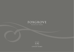 FOXGROVE - Concept Developments